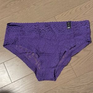 Purple Lace Women's Panties